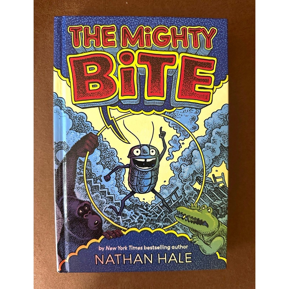 Nathan Hale The Mighty Bite Hardcover Graphic Novel Amulet Books 2023 Comic